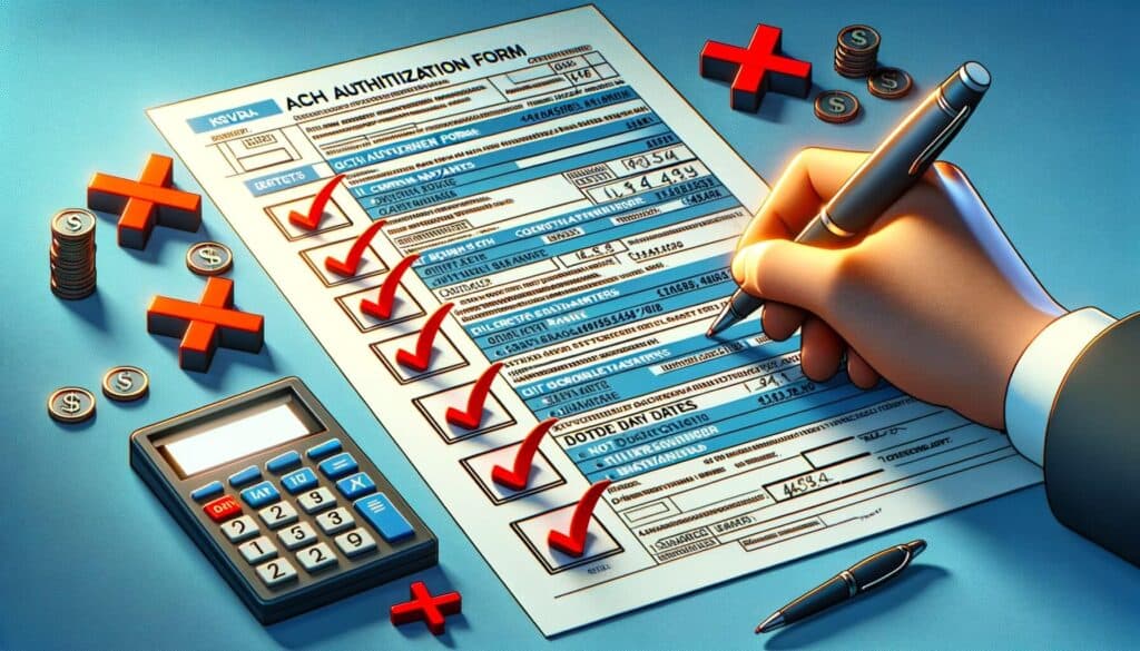 Common Mistakes to Avoid When Completing an ACH Authorization Form