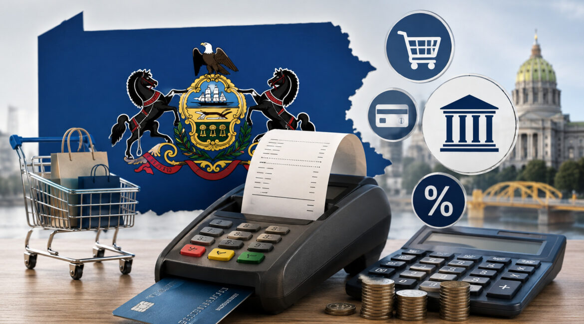 Pennsylvania sales tax on card surcharges and convenience fees illustration